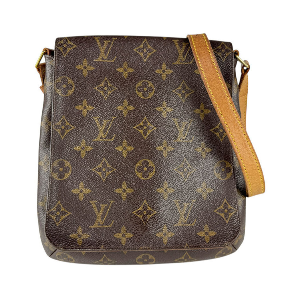 Louis Vuitton Shoulder Bag Monogram Musette Salsa Short Canvas Brown